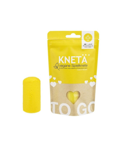 PLASTILINA VEGANA AMARILLA 100g